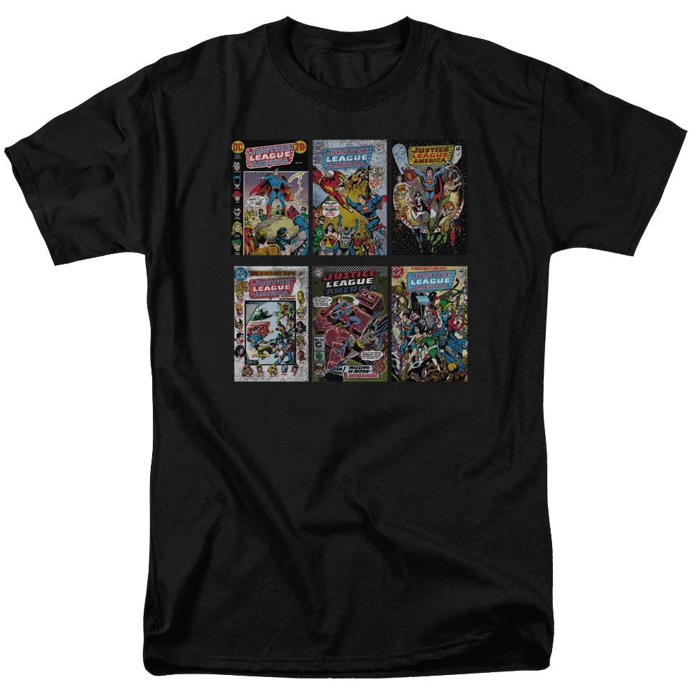 DC Comics Dco Covers - Men's Regular Fit T-Shirt Men's Regular Fit T-Shirt Justice League   