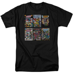 DC Comics Dco Covers - Men's Regular Fit T-Shirt Men's Regular Fit T-Shirt Justice League   