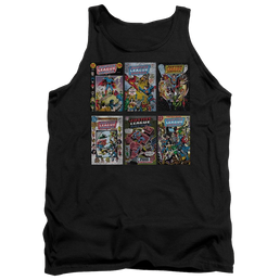 DC Comics Dco Covers Men's Tank Men's Tank Justice League   