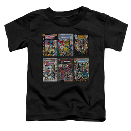 Justice League Dco Covers - Toddler T-Shirt Toddler T-Shirt Justice League   