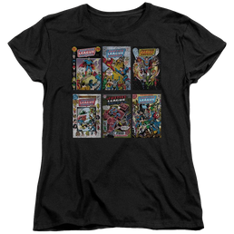 DC Comics Dco Covers - Women's T-Shirt Women's T-Shirt Justice League   