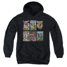 Justice League Dco Covers - Youth Hoodie Youth Hoodie (Ages 8-12) Justice League   