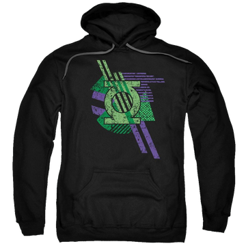 DC Comics Lantern Shapes - Pullover Hoodie Pullover Hoodie Green Lantern   