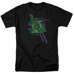 DC Comics Lantern Shapes - Men's Regular Fit T-Shirt Men's Regular Fit T-Shirt Green Lantern   