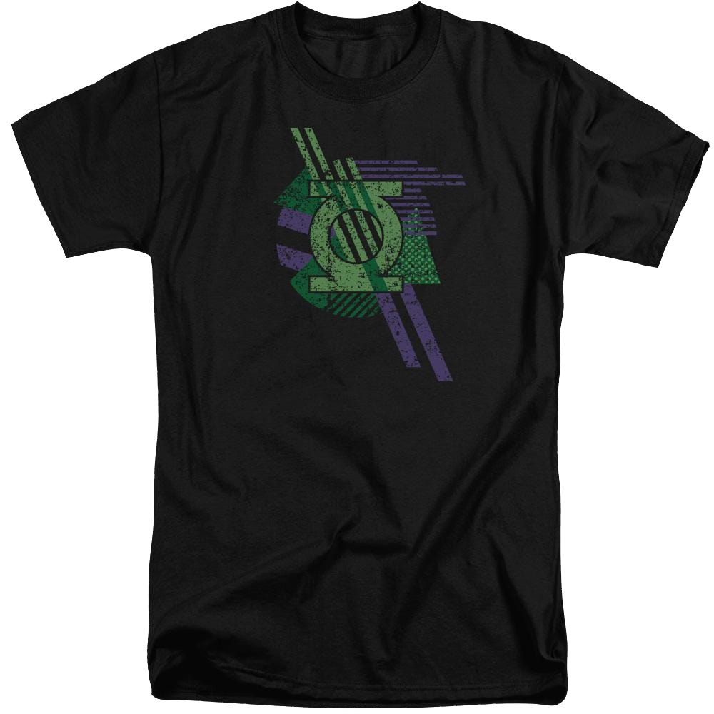 DC Comics Lantern Shapes - Men's Tall Fit T-Shirt Men's Tall Fit T-Shirt Green Lantern   