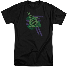 DC Comics Lantern Shapes - Men's Tall Fit T-Shirt Men's Tall Fit T-Shirt Green Lantern   