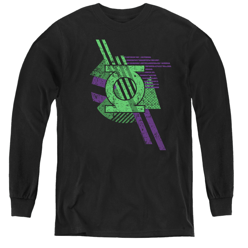 Green Lantern Lantern Shapes - Youth Long Sleeve T-Shirt Youth Long Sleeve T-Shirt Green Lantern   