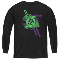 Green Lantern Lantern Shapes - Youth Long Sleeve T-Shirt Youth Long Sleeve T-Shirt Green Lantern   