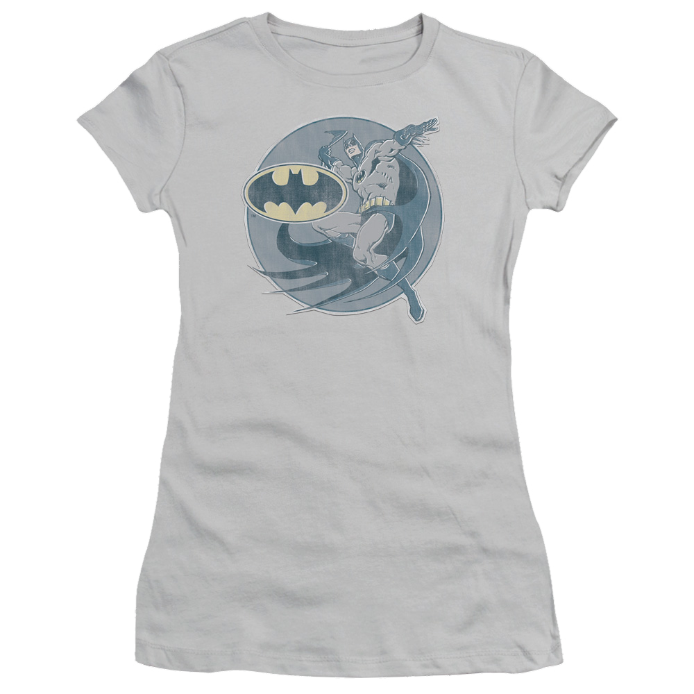 DC Comics Retro Batman Iron On - Juniors T-Shirt Juniors T-Shirt Batman   