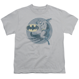 DC Batman Retro Batman Iron On - Youth T-Shirt Youth T-Shirt (Ages 8-12) Batman   