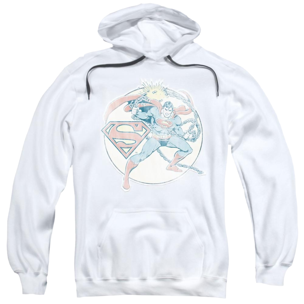 DC Comics Retro Superman Iron On - Pullover Hoodie Pullover Hoodie Superman   