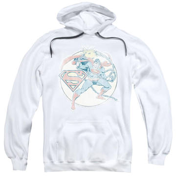DC Comics Retro Superman Iron On - Pullover Hoodie Pullover Hoodie Superman   