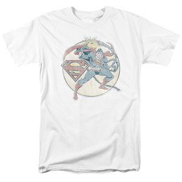 DC Comics Retro Superman Iron On - Men's Regular Fit T-Shirt Men's Regular Fit T-Shirt Superman   