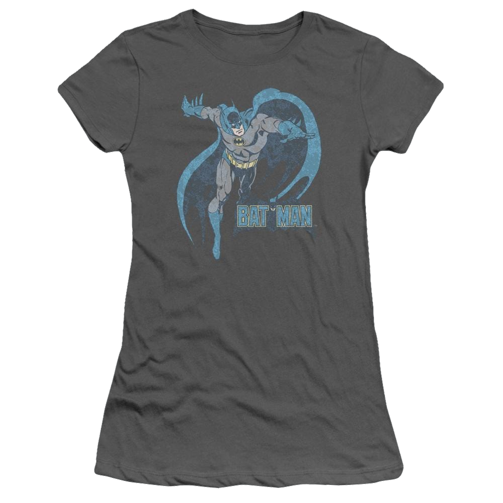 DC Comics Desaturated Batman - Juniors T-Shirt Juniors T-Shirt Batman   