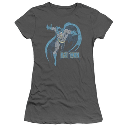 DC Comics Desaturated Batman - Juniors T-Shirt Juniors T-Shirt Batman   