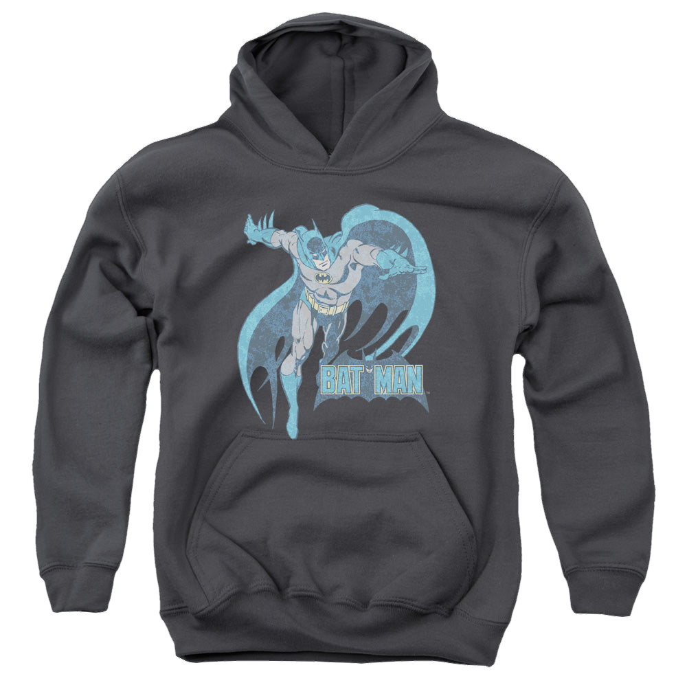 DC Batman Desaturated Batman - Youth Hoodie Youth Hoodie (Ages 8-12) Batman   