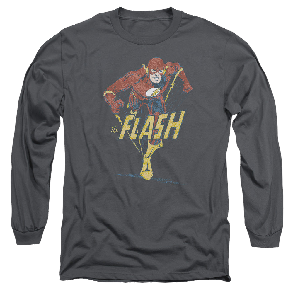 Flash, The Desaturated Flash - Men's Long Sleeve T-Shirt Men's Long Sleeve T-Shirt The Flash   