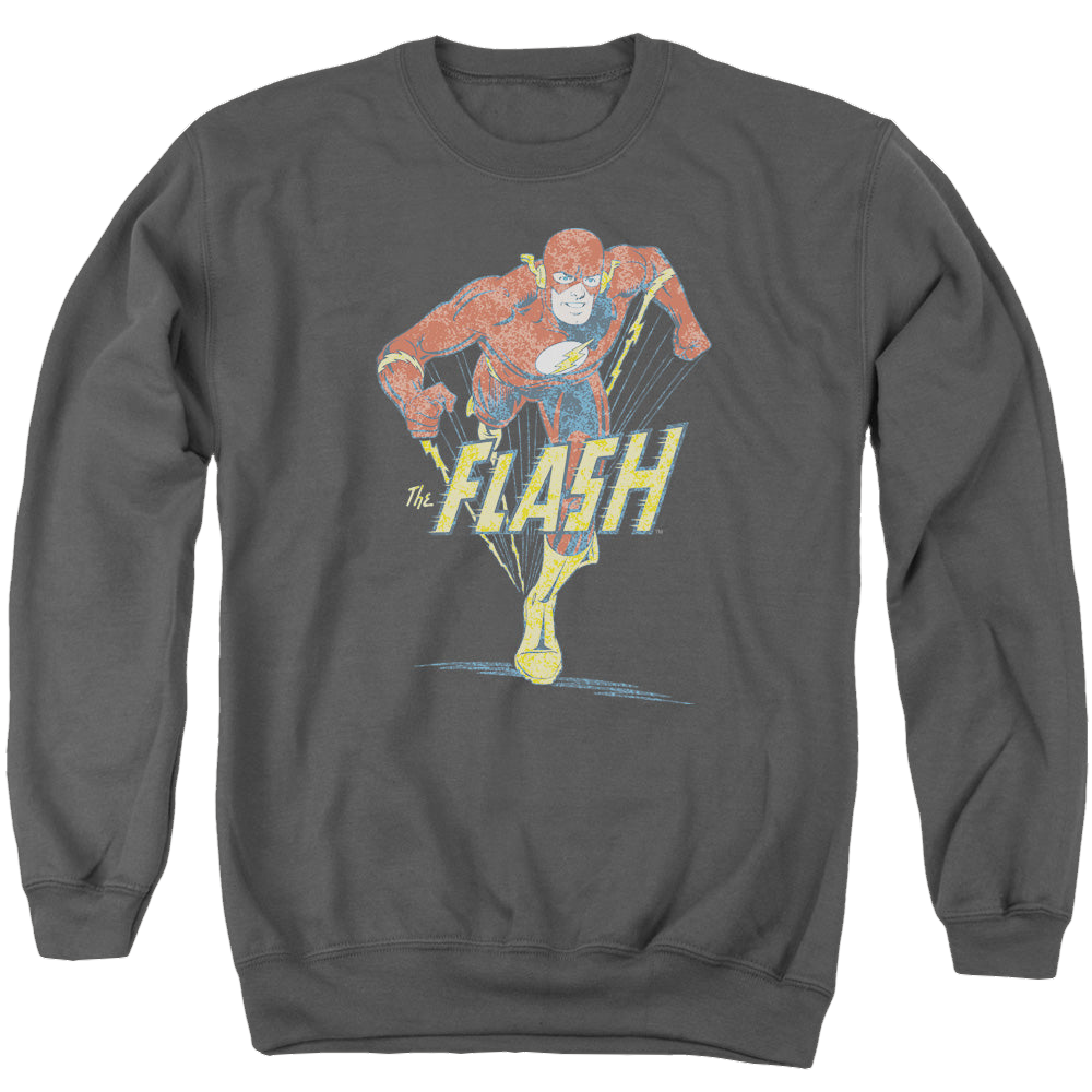Flash, The Desaturated Flash - Men's Crewneck Sweatshirt Men's Crewneck Sweatshirt The Flash   