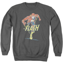 Flash, The Desaturated Flash - Men's Crewneck Sweatshirt Men's Crewneck Sweatshirt The Flash   