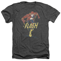 Flash, The Desaturated Flash - Men's Heather T-Shirt Men's Heather T-Shirt The Flash   