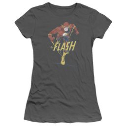 Flash, The Desaturated Flash - Juniors T-Shirt Juniors T-Shirt The Flash   