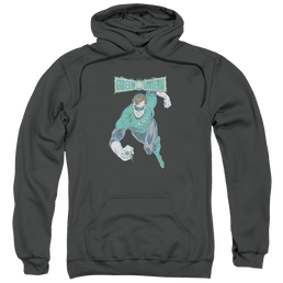 DC Comics Desaturated Green Lantern - Pullover Hoodie Pullover Hoodie Green Lantern   