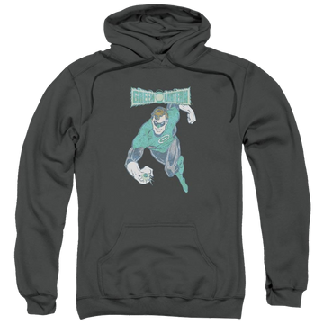 DC Comics Desaturated Green Lantern - Pullover Hoodie Pullover Hoodie Green Lantern   