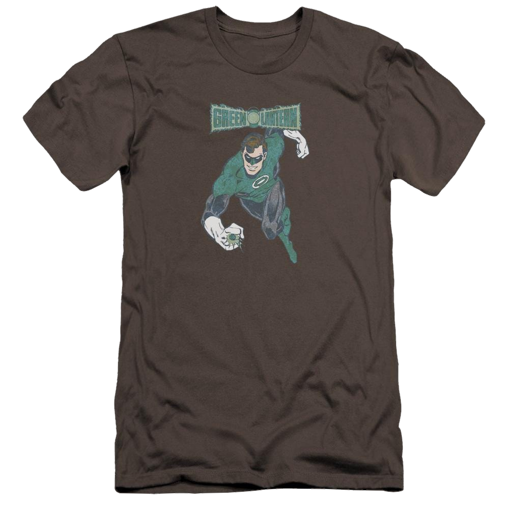 DC Comics Desaturated Green Lantern - Men's Premium Slim Fit T-Shirt Men's Premium Slim Fit T-Shirt Green Lantern   