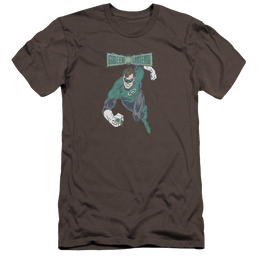 DC Comics Desaturated Green Lantern - Men's Premium Slim Fit T-Shirt Men's Premium Slim Fit T-Shirt Green Lantern   