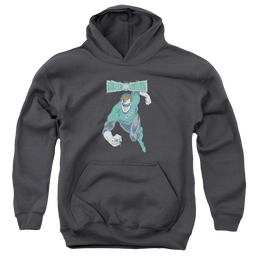 Green Lantern Desaturated Green Lantern - Youth Hoodie Youth Hoodie (Ages 8-12) Green Lantern   