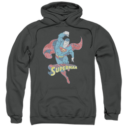 DC Comics Desaturated Superman - Pullover Hoodie Pullover Hoodie Superman   