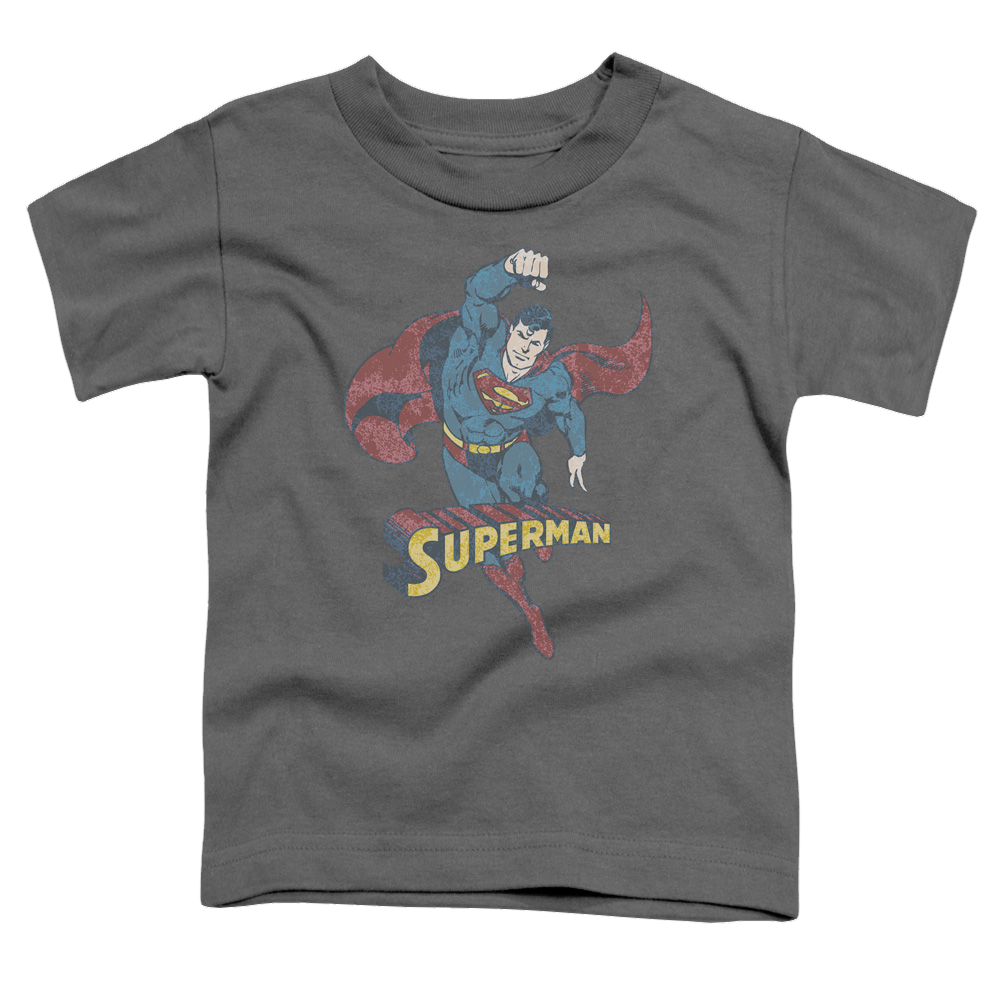 Superman Desaturated Superman - Toddler T-Shirt Toddler T-Shirt Superman   