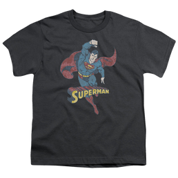Superman Desaturated Superman - Youth T-Shirt Youth T-Shirt (Ages 8-12) Superman   