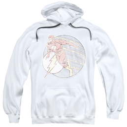 Flash, The Retro Flash Iron On - Pullover Hoodie Pullover Hoodie The Flash   