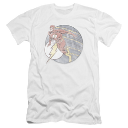 Flash, The Retro Flash Iron On - Men's Premium Slim Fit T-Shirt Men's Premium Slim Fit T-Shirt The Flash   