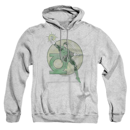 Green Lantern Retro Lantern Iron On - Pullover Hoodie Pullover Hoodie Green Lantern   