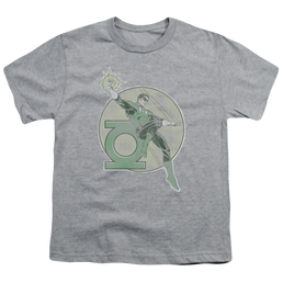 Green Lantern Retro Lantern Iron On - Youth T-Shirt Youth T-Shirt (Ages 8-12) Green Lantern   