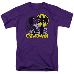 Catwoman Rooftop Cat - Men's Regular Fit T-Shirt Men's Regular Fit T-Shirt Catwoman   