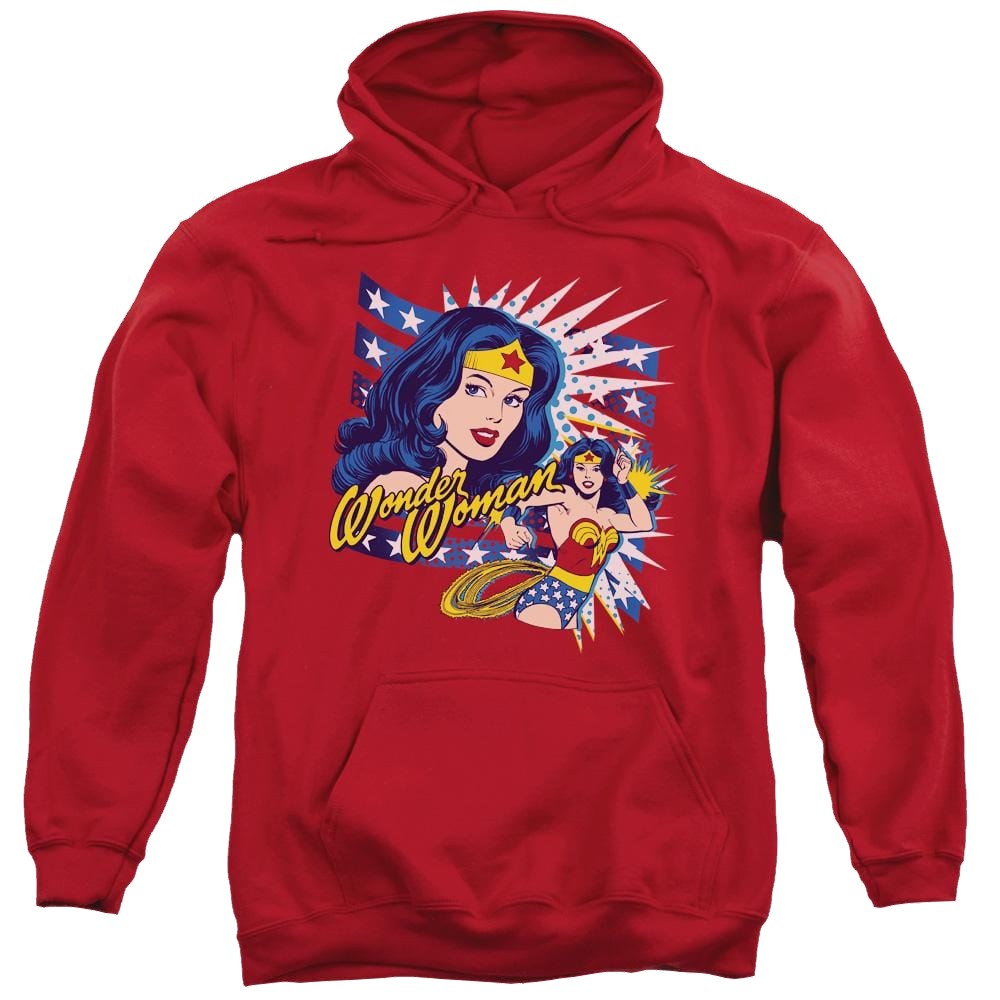 DC Comics Pop Art Wonder - Pullover Hoodie Pullover Hoodie Wonder Woman   