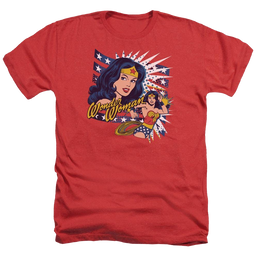 DC Comics Pop Art Wonder - Men's Heather T-Shirt Men's Heather T-Shirt Wonder Woman   