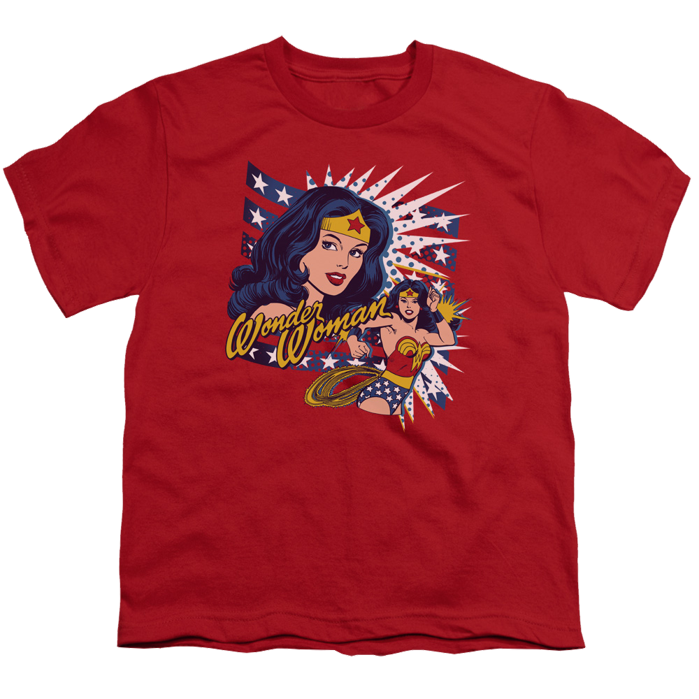 Wonder Woman Pop Art Wonder - Youth T-Shirt Youth T-Shirt (Ages 8-12) Wonder Woman   
