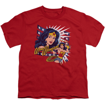 Wonder Woman Pop Art Wonder - Youth T-Shirt Youth T-Shirt (Ages 8-12) Wonder Woman   