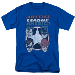 DC Comics 4 Stars - Men's Regular Fit T-Shirt Men's Regular Fit T-Shirt Justice League   