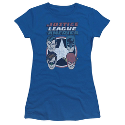 DC Comics 4 Stars - Juniors T-Shirt Juniors T-Shirt Justice League   