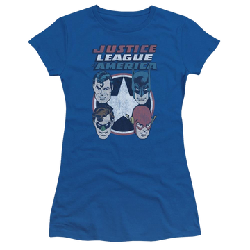 Royal juniors t-shirt with Justice League DC Comics 4 Stars graphic