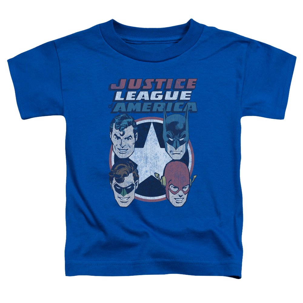 Justice League 4 Stars - Kid's T-Shirt Kid's T-Shirt (Ages 4-7) Justice League   