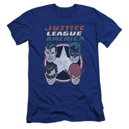 DC Comics 4 Stars - Men's Premium Slim Fit T-Shirt Men's Premium Slim Fit T-Shirt Justice League   