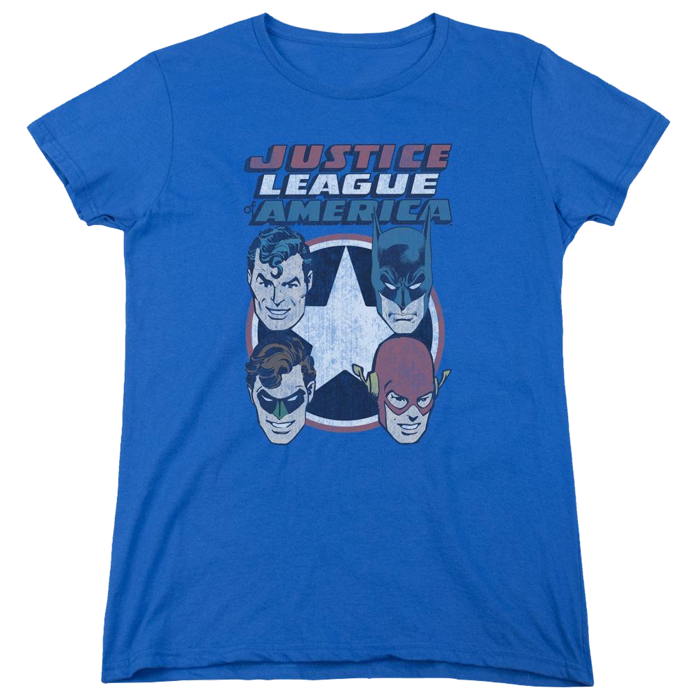 DC Comics 4 Stars - Women's T-Shirt Women's T-Shirt Justice League   