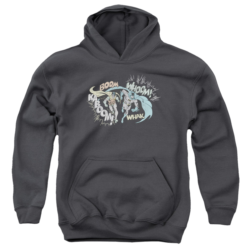Robin Action Duo - Youth Hoodie Youth Hoodie (Ages 8-12) Batman   