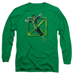 DC Comics Green Cross - Men's Long Sleeve T-Shirt Men's Long Sleeve T-Shirt Green Lantern   